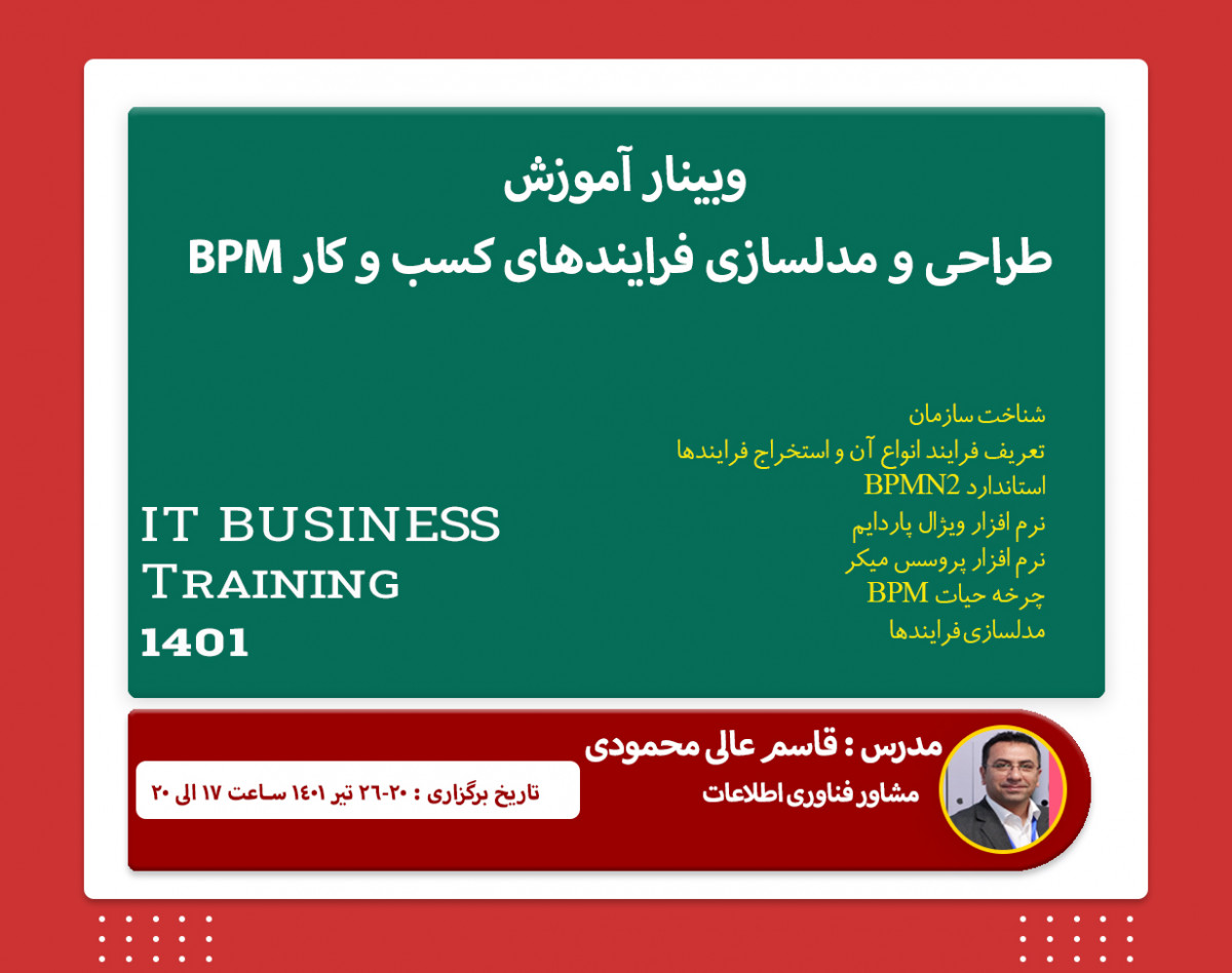 طراحی و مدلسازی فرایندهای کسب و کار BPM